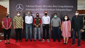 PT Mercedes-Benz Distribution Indonesia dan PT Mercedes-Benz Indonesia Gelar Vaksinasi Booster di Pabrik Wanaherang