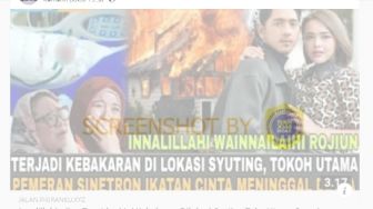 CEK FAKTA: Benarkah Pemeran Utama Ikatan Cinta Meninggal Dunia karena Kebakaran di Lokasi Syuting?