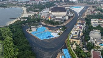Ditarget Selesai Pekan Ketiga Mei, Penyelesaian Tahap Akhir Sirkuit Formula E Jakarta Dikebut