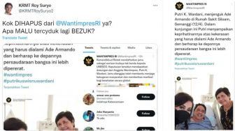 Foto Wantimpres RI Jenguk Ade Armando Mendadak Hilang, Roy Suryo: Kok Dihapus?