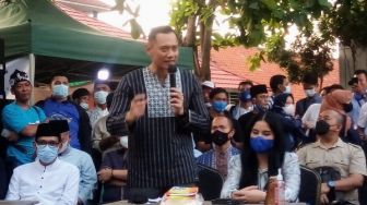 Kunjungi Kota Cirebon, Ketua Umum Demokrat Gelar Media Gathering