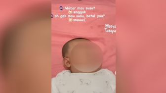 Viral di TikTok, Bayi 3 Bulan di Sumut Sudah Bisa Bicara, Videonya Ditonton 20 Juta Orang