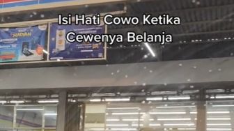 Video yang Bongkar Rahasia Lelaki! Cowok Ini Ngomel Pacar Lama Belanja, Pas Ceweknya Datang Nyali Jadi Ciut