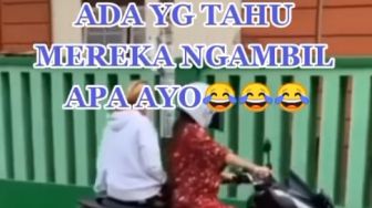 Video Viral Dua Cewek Ambil Sampah di Pinggir Jalan, Publik Curiga Itu Modus Beli Narkoba