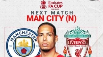 Duel Maut Manchester City vs Liverpool di FA Cup, Kamu Dukung Siapa?