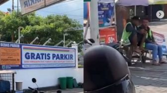 Video Viral yang Meresahkan Banyak Orang! Ada Tukang Parkir di Area Berspanduk 'Gratis Parkir'