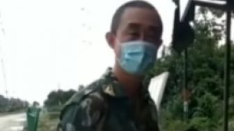 Viral Video Laki-laki Diduga Tenaga Kerja Asal Cina Gunakan Pakaian Loreng Mirip Tentara, Publik Sindir Jenderal Dudung