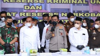 Polda Sumut Musnahkan Ratusan Kilogram Sabu-Ribuan Pil Ekstasi dari 21 Kasus Narkoba