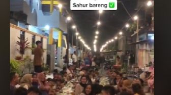 Viral Warga Komplek di Manado Kompak Gelar Sahur Bersama, Warganet: Gw yang Non Islam Juga Pengen Ikut Sih