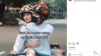 Aurel Hermansyah Marah Suaminya Bonceng Lucinta Luna Pakai Vespa, Netizen: Kayanya Atta Bakal Poligami Nih