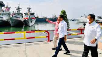 Soal Pembentukan Defend ID, Jokowi: Tidak Bisa Berjalan Sendiri-Sendiri Untuk Mewujudkan Kemandirian Industri Pertahanan