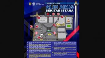 Jalan Sekitar Istana Dan Gedung DPR Ditutup Jelang Demo Mahasiswa, Berikut Titik Pengalihannya