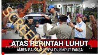 CEK FAKTA: Benarkah Kabar Amien Rais Dijemput Paksa atas Perintah Luhut?