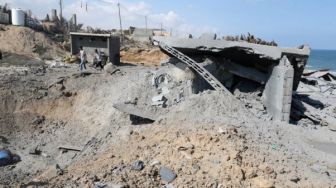 Balas Serangan Roket dari Palestina, Pesawat Israel Gempur Wilayah Gaza
