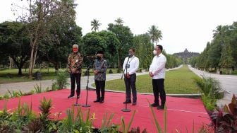 Jelang Libur Lebaran, Maruf Amin Tinjau Persiapan Borobudur