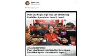 Puan Maharani Dituding Sebut Pendidikan Agama Islam Harus Dihapuskan, Begini Faktanya