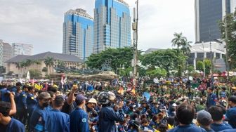 Gagal Sampaikan Tuntutan Langsung ke Istana Negara, Mahasiswa Kecewa Jokowi Pergi ke Bogor