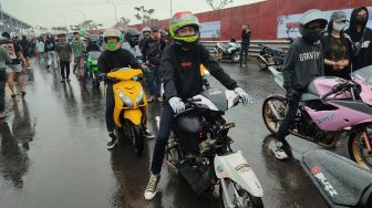 Berpentas Dua Hari di BSD Tangerang, Kontestan Street Race Polda Metro Jaya Tembus 500 Rider
