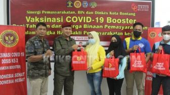 Vaksin Booster Disalurkan ke 462 Napi Lapas Bontang oleh BINDA Kaltim