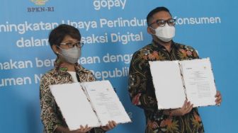 BPKN dan Gopay Teken Nota Kesepahaman Perlindungan Konsumen Transaksi Digital