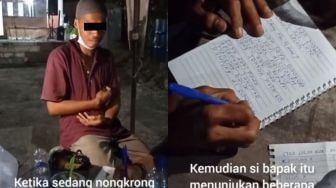 Nyesek, Bapak-bapak Miliki Keterbatasan Fisik Menulis Minta Tolong, Mau Pulang Kampung Tapi Mandor Tak Bayar Gaji