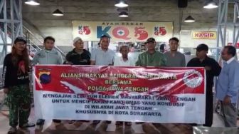 Solo Tetap Adem Ayem, Aliansi Rakyat Bergerak Ajak Warga Jaga Kondusivitas