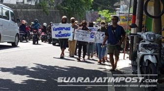 Peringati Hari Bumi, Mahasiswa Kampanyekan Kelestarian hingga Tolak Aktivitas Tambang di Jember