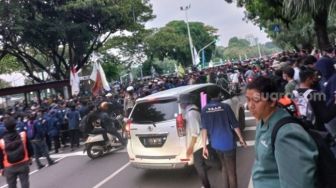 Demo Mahasiswa 21 April Bubar, Polisi: Aksi Berjalan Tertib