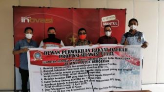 DPRD Sulut Tindaklanjuti 8 Tuntutan Massa Aksi ke Kementerian