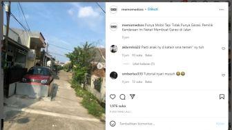 Tak Punya Lahan Lebih, Pemilik Kendaraan Nekad Buat Garasi di Jalan, Warganet: Tutorial Nyari Musuh