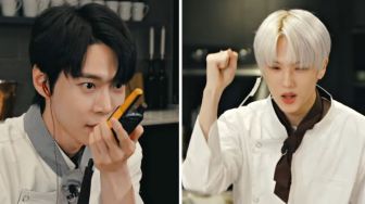 Gemas! Sabarnya Doyoung NCT Ajari Jisung NCT di Kontes Memasak