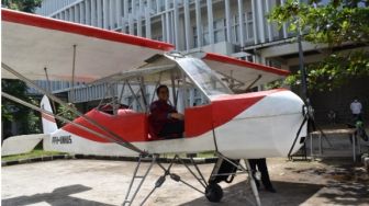 Pesawat Haerul Pinrang Berhasil Uji Taxi, Pilot dari Pabrik Gula Camming Bone