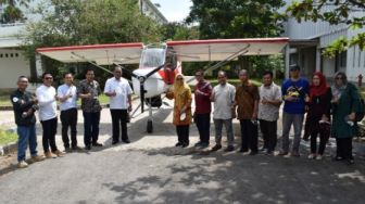 Rektor Unhas Bangga Pesawat Haerul Jadi Pesawat Pertama Buatan Kampus Indonesia yang Sampai Tahap Uji Taxi