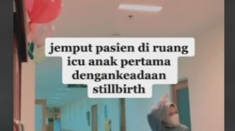 Perawat Bantu Suami Pasien Bikin Kejutan Buat Istri yang Mengalami Stillbirth, Ending Videonya Bikin Mewek