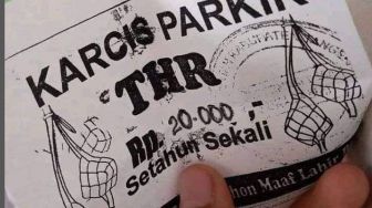 Viral Foto Pungli Karcis Parkir Rp 20 Ribu untuk THR, Bisa Beli Toyota Fortuner