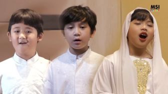 Nyanyikan Lagu Ramadhan, Wajah Datar Rafathar Jadi Sorotan: Gagal Pensiun Ya?