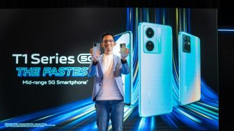 Debut di Indonesia, Harga Vivo T1 5G Mulai Rp 3 Juta