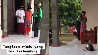 Ibu Nangis Jejeritan Bertemu Anaknya yang Merantau 3,5 Tahun, saat Pulang Menyamar Jadi Ojol, Videonya Bikin Mewek