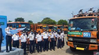 Pemprov DKI Berangkatkan 630 Motor Mudik Gratis ke Pulau Jawa