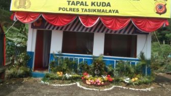 Pos Pelayanan Lebaran 2022 di Tasikmalaya Ini Mirip Pelaminan, Pemudik Bisa Nikah?