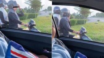 Tak Kenal Takut! Suami ini Nekat Menggoda Para Gadis di Hadapan Istrinya, Publik: Auto Tidur Luar Rumah