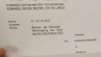 Viral Danramil 1701-02/Japut Minta Sumbangan Minuman ke Warung Tanpa Izin Atasan