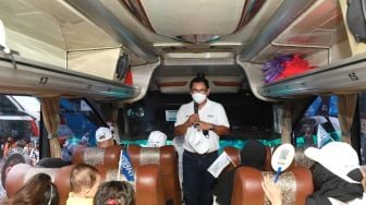 Dalam Mudik Sehat Bersama BUMN 2022, BRI Siapkan 45 Armada Bus