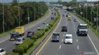 Begini Kondisi Arus Mudik di Tol Cileunyi di H-4 Lebaran 2022