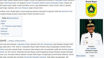 Nama Ade Yasin Menghilang dari Wikipedia Usai Jadi Tersangka OTT KPK, Muncul Plt Bupati Bogor Iwan Setiawan