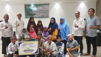 GTSI Beri Santunan ke Anak Yatim di Wilayah Operasional