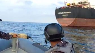 TNI AL Amankan Dua Kapal Tanker Muat Palm Oil dan CPO