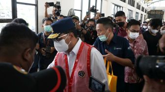 Menhub dan Menko PMK Lepas Keberangkatan Ribuan Peserta Mudik Gratis di Terminal Jatijajar Depok