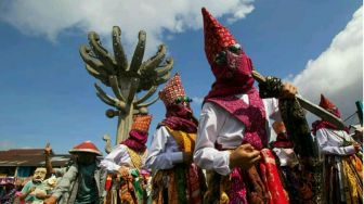 Mengenal Tradisi Sekura, Seni Pesta Topeng untuk Sambut Lebaran di Lampung