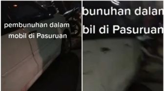 Viral di Tiktok, Pembunuhan dalam Mobil di Pasuruan: Masih Bercucuran Merah-Merah